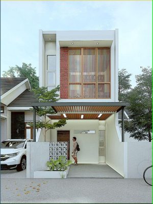9+ Mẫu Nhà ống đẹp 2 Tầng Từ Thiết Kế Kiến Trúc Hùng Anh Năm 2024