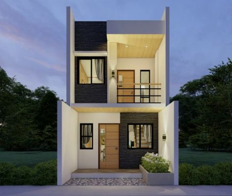 9+ Mẫu Nhà ống đẹp 2 Tầng Từ Thiết Kế Kiến Trúc Hùng Anh Năm 2024
