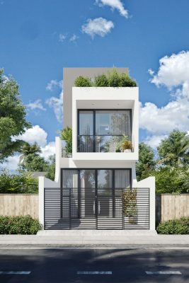 9+ Mẫu Nhà ống đẹp 2 Tầng Từ Thiết Kế Kiến Trúc Hùng Anh Năm 2024