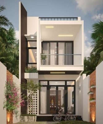 9+ Mẫu Nhà ống đẹp 2 Tầng Từ Thiết Kế Kiến Trúc Hùng Anh Năm 2024
