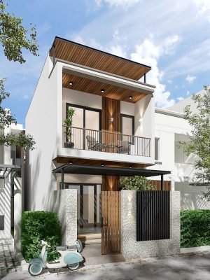 9+ Mẫu Nhà ống đẹp 2 Tầng Từ Thiết Kế Kiến Trúc Hùng Anh Năm 2024