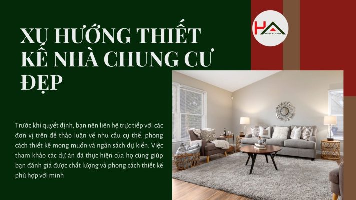 Xu Hướng Thiết Kế Nhà Chung Cư đẹp Hiện Nay ở Hà Nội